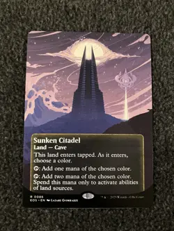 Magic The Gathering MTG - Sunken Citadel (0086) (Borderless) - EOE - Image 1