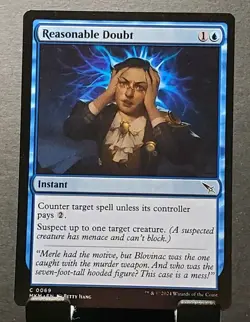 MTG 0069 REASONABLE DOUBT Murders At Karlov Manor ⚔NM/MT - Image 1