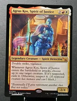 MTG 0184 AGRUS KOS, SPIRIT OF JUSTICE Mythic Murders At Karlov Manor ⚔NM/MT - Image 1