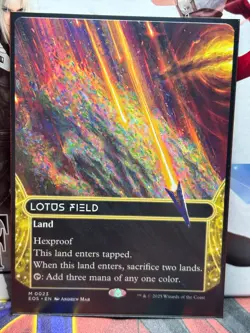 Lotus Field Borderless Edge of Eternities: Stellar Sights Gem Mint MTG - Image 1