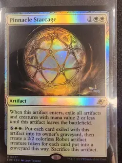 MTG Edge of Eternities R Pinnacle Starcage #0027 foil - Image 1