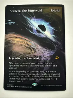 MTG - Sothera, the Supervoid (Showcase) Edge of Eternities Foil NM Pack Fresh - Image 1