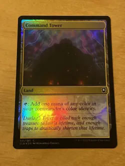 Command Tower FOIL Commander Legends: Battle for Baldur's Gate MTG NM English - Image 1