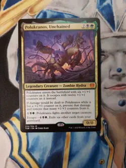 Polukranos, Unchained MTG Theros Beyond Death Mythic Creature Near-Mint x1 - Image 2
