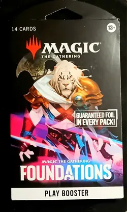 MTG Foundations Play Booster Pack Magic the Gathering - Image 1