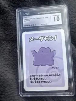CGC Gem Mint 10 - Ditto - Pokemon - Japanese - Old Maid - 2019 - Image 1