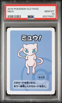 2019 Pokemon Japanese Old Maid Mew PSA 10 - Image 1