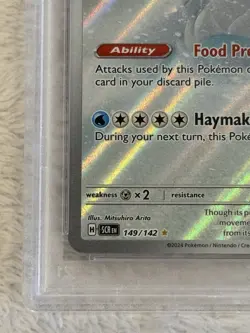 2024 POKEMON SCR EN-STELLAR CROWN ILLUSTRATION RARE #149 CRABOMINABLE PSA 9 - Image 2