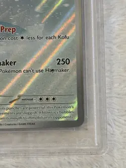 2024 POKEMON SCR EN-STELLAR CROWN ILLUSTRATION RARE #149 CRABOMINABLE PSA 9 - Image 3