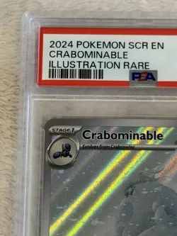 2024 POKEMON SCR EN-STELLAR CROWN ILLUSTRATION RARE #149 CRABOMINABLE PSA 9 - Image 5