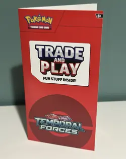 Pokemon Trade & Play Scarlet/Violet Temporal Forces Cards, Coin & Activities - Image 1