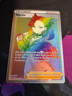 Marnie (Secret) 208/202 Pokemon TCG SWSH01: Sword & Shield Holo NM/M - Image 1