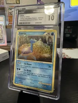 CGC 10 GEM MINT - LAPRAS - HOLO RARE - CLB 008/034 - Pokemon TCG Classic Deck - Image 1