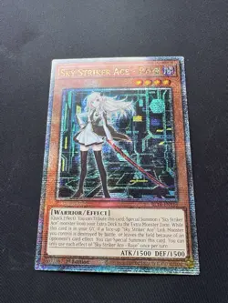 Yugioh Yu-Gi-Oh! Sky Striker Ace - Raye Alternate Art Quarter Century BLTR-EN116 - Image 4