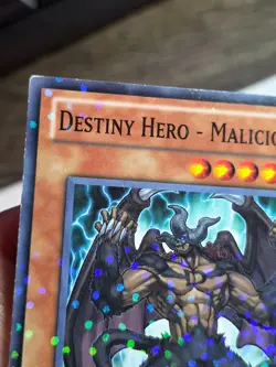 Yugioh Destiny Hero-Malicious DT03-EN055 Duel Terminal Normal Parallel Rare - Image 4
