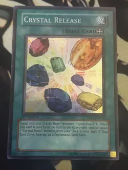 Yugioh: Crystal Release - DP07-EN019 - Super Rare - 1st Edition - LP - Image 1