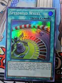 Yugioh! Speedroid Wheel LED8-EN007 Super Rare 1st Edition NM - Image 1
