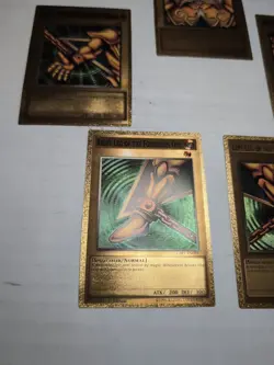Yugioh Custom Gold Foil Cards Exodia LART-001-005 For Art Purposes - Image 5