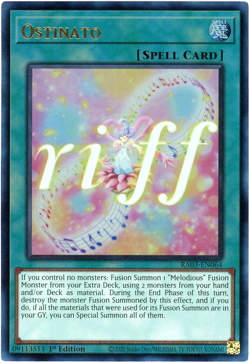 Yugioh! Ostinato - RA03-EN064 - Prismatic Ultimate Rare (PUR) - NM/M - Image 1