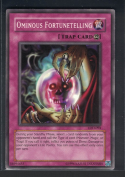 Yugioh Ominous Fortunetelling LOD-094 Common Unlimited MP x1 - Image 1