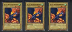 Yugioh Blue Winged Crown MRD-122 Common Unlimited LP/MP x3 - Image 1