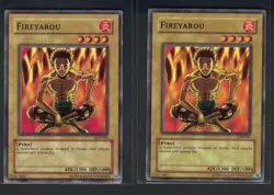 Yugioh Fireyarou LOB-085 Common Unlimited MP x2 - Image 1