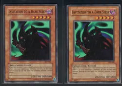 Yugioh Invitation to a Dark Sleep PSV-082 Common Unlimited MP x2 - Image 1