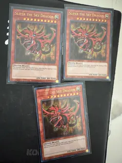 Yugioh x3 Slifer the Sky Dragon LC01-EN002 Ultra Rare 25th Anniversary NM - Image 1