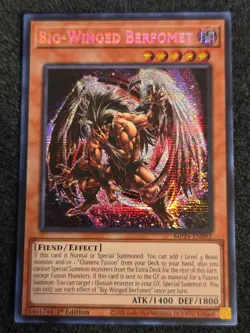 Yu-Gi-Oh! TCG 1x Big-Winged Berfomet MP24-EN092 x1 PRISM YUGIOH! - Image 1