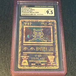 CGC 9.5 Mint+ Ancient Mew Holo Movie Promo Pokemon Card 2000 Rare - Image 1