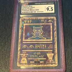 CGC 9.5 Mint+ Ancient Mew Holo Movie Promo Pokemon Card 2000 Rare - Image 2