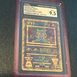 CGC 9.5 Mint+ Ancient Mew Holo Movie Promo Pokemon Card 2000 Rare - Image 3
