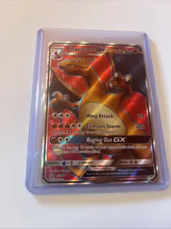 Charizard GX Pokemon Card Wing Attack Crimson Storm HP 250 - Image 1
