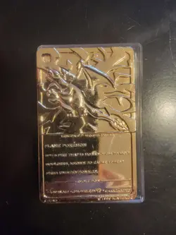 1999 Pokemon Special Edition 23 karat Gold Plated Trading Card / #06 Charizard - Image 2
