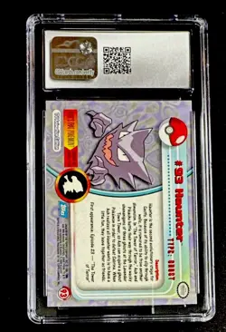 CGC 10 Haunter Topps Pokemon TV SERIES 2 Graded Vintage Card - Image 2