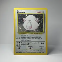 1995 Chansey 3/102 Holo Rare Base Set - 1999 Wizards Of The Coast Pokemon Card - Image 2