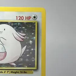 1995 Chansey 3/102 Holo Rare Base Set - 1999 Wizards Of The Coast Pokemon Card - Image 4