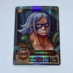 Masked Deuce - One Piece Trading Card Game Holo Foil Cool Art Tc8 - Image 1
