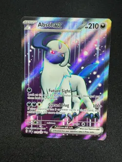 Pokemon TCG Absol EX Obsidian Flames Holo Ultra Rare Card 214/197 - Image 1