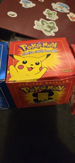 1999 Pokemon Burger King 23K Gold Plated Trading Card w/ Box Pokeball Set of 5 - Image 3
