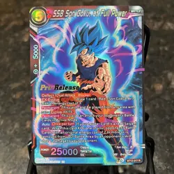 SSB Son Goku at Full Power PRERELEASE Foil Dragon Ball Super Card Game | NM - Image 1