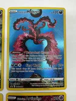 Galarian Moltres Articuno SWSH Promo Absol GG16 097/189 Pokemon Card Lot NM - Image 3