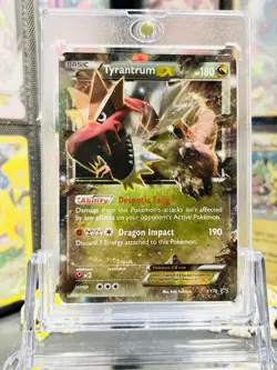 Tyrantrum EX XY70 Holo Pokemon Card Mint Condition Never Played - Image 1