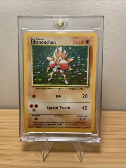 1999 Pokemon Base Set 7 Hitmonchan - Holo - NM-Mint - WOTC Vintage Card - Image 1