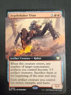 Depthshaker Titan (Extended Art) Commander: Edge of Eternities Regular mtg 29 - Image 1