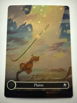 MTG Plains 0367 (Galaxy Foil) Edge Of Eternities NM - Image 1