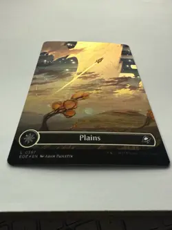 MTG Plains 0367 (Galaxy Foil) Edge Of Eternities NM - Image 2