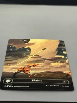 MTG Plains 0367 (Galaxy Foil) Edge Of Eternities NM - Image 3
