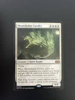 Moonshaker Cavalry Wilds of Eldraine Regular Mythic Rare Mtg 21 - Image 1