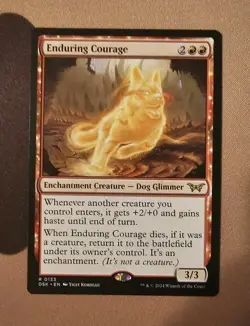 MTG Enduring Courage x1 NM from Duskmourn - Image 1